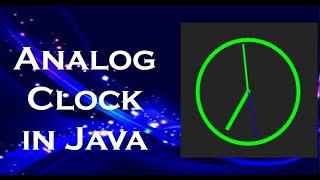 Analog clock in Java #CoolCoders