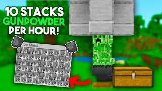 BEST 1.20 CREEPER FARM TUTORIAL in Minecraft Bedrock (MCPE/Xbox/PS4/Nintendo Switch/Windows10)