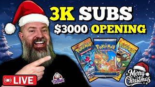 3000 Subscriber & Christmas, Live Stream Celebration!!! Plus GIVEAWAYS!!!