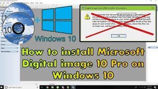 How to install Microsoft Digital image 10 Pro on Windows 10 (Disk Installation)