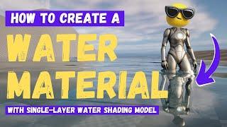 How To Create A Water Material - Unreal Engine 5 Materials Tutorial