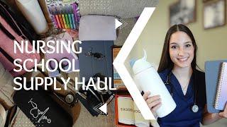 Huge NURSING SCHOOL SUPPLY HAUL (2024)