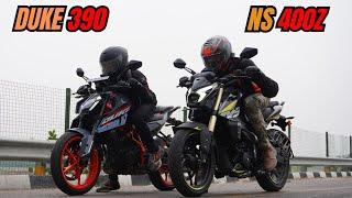 NS400Z vs Duke 390 Gen 3 Final Battle Drag Race