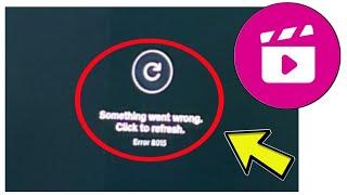 How to Fix Jio Cinema Something Went Wrong Click To Refresh Error 8015