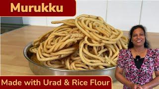 Urad & Rice Flour Murukku | Recipe in Tamil | Crunchy & Easy