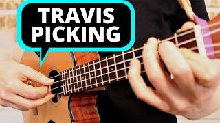 Ukulele Travis Picking Tutorial - It's easier than you think!