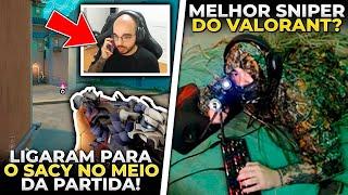 LIGARAM PARA O SACY NO MEIO DA PARTIDA E ISSO ACONTECEU! GUIGZ DESAFIO DA SNIPER - VALORANT CLIPS