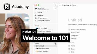Notion 101: Introduction and everything you’ll learn in this course