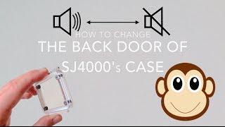 How to change the back door of the SJCAM SJ4000's case | Tutorial [Deutsch/English subtitles]