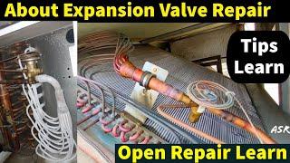 expansion valve defective how repair thermostatic expansion valve repair video how open  valve learn