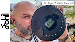 Fohil - The Best CD Player Portable Bluetooth with Speakers ( Old School )
