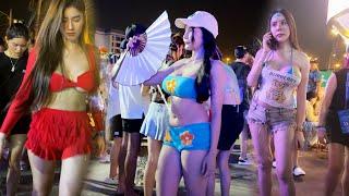 Thailand Bangkok S2o Songkran Festival 2024! So many pretty ladies dancing!