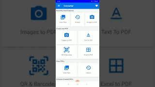 Converter Image, excel, text to PDF and Edit Split, merge pdf android