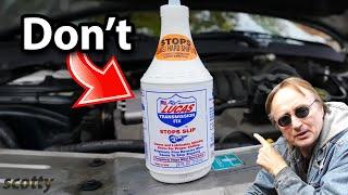 Stop Using Lucas Additives in Your Car