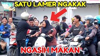 NGAKAK !! SUAPIN ORANG GEMUK DI LAMPU MERAH - NANI BEZELUTE