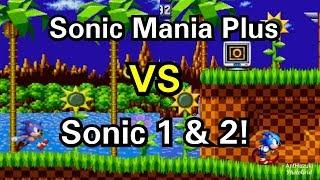 Sonic Mania Plus VS Sonic 1 & 2 | Level & Zone Comparison - Mania Better Than The Original Games?