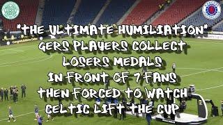 Ultimate Humiliation - Gers Lift Losers Medals in Front of 7 Fans - Celtic 3 - Rangers 3 (5 -4 Pens)