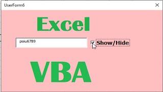 Excel VBA tutorial: How do I mask a password in VBA Excel Textbox?