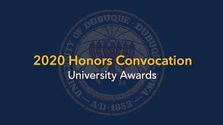 2020 Honors Convocation | University Awards