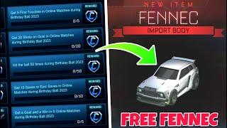 ROCKET LEAGUE FREE FENNEC | ROCKET LEAGUE BIRTHDAY BALL EVENT | FREE FENNEC ROCKET LEAGUE