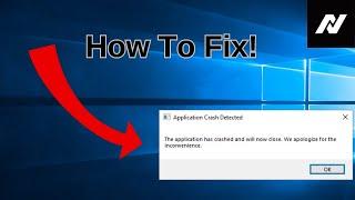 How To Fix "Application Crash Detected" On (Project Nova)
