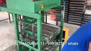 Máquina Pneumatizada QMA-4 para fabricar blocos