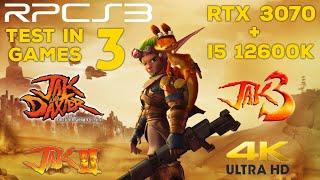 RPCS3 Emulator Jak And Daxter Collection 4K 60FPS | RTX 3070 + i5 12600K