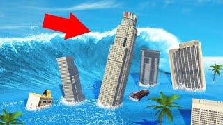 SURVIVE The TSUNAMI In GTA 5! (Mods)