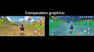 Genshin impact Vs Genshin impact Cloud version | Comparison graphics and more...