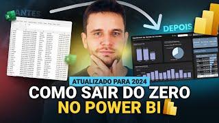 Aprenda Power BI do zero em apenas UMA AULA!! Atualizado 2024