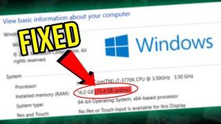 How to Fix All RAM Not Being Fully Usable Windows 11/10/8/7 | Make Installed RAM Usable [2024]