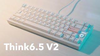 Think6.5 V2 Prototype Build & Typing Sounds | Milko-K Switches, GeekArk BoW Keycaps