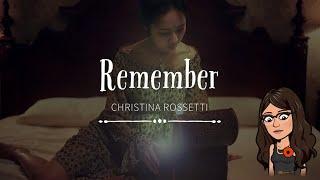 Remember by Christina Rosetti (Analysis)