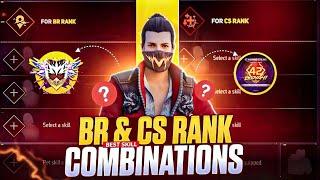 BR RANK & CS RANK BEST CHARACTER COMBINATION IN 2025 || BEST CHARACTER COMBINATION FOR RANK PUSH