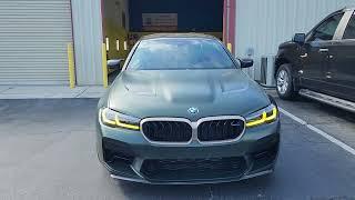 BMW M5 CS Windows Tinted at Tint Man FL's Winter Garden location with Xpel XR Plus Ceramic Film