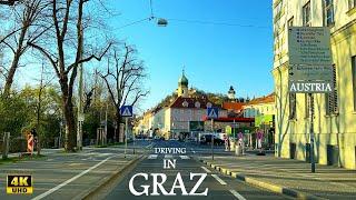 Driving in Graz, Austria (Österreich) | 4K UHD | Driving Tour | A Full Drive through Graz |