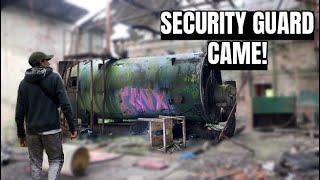 We Explored an ABANDONED FACTORY...*hiding from security*