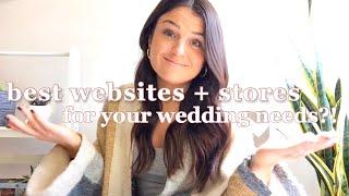 best websites/stores for all your wedding needs | Courtney Capano