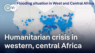 Floods displace hundreds of thousands in central and western Africa | DW News