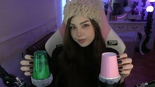 ASMR cosy cup tapping (paper and plastic cups)