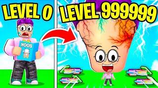 Can We Get 999,999 IQ In ROBLOX BIG BRAIN SIMULATOR!? (MAX LEVEL!)