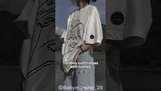 Tomboy outfit ideas with names #aesthetic #tips #tomboy #style #glowup #fypシ #trendingshorts