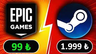 GÜNCELLEMEDEN ÖNCE SON ŞANS: Epic Games'te UCUZ Steam'de Pahalı Olan En İyi Oyunlar