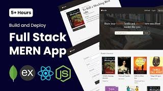 Build and Deploy a Full-Stack MERN Book Library App with Authentication | Complete MERN Course