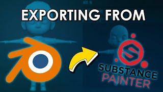 Exporting from blender to Substance painter | CCM Course Part 7