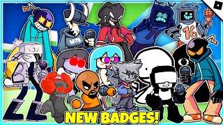 How to get ALL 15 NEW FNF BADGES in TREVOR CREATURES KILLER 2 - ROBLOX