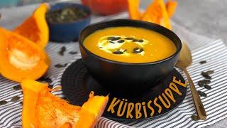 Cremige Kürbissuppe KALORIENARM und super lecker | Suppenrezepte gesund | Hokkaido Kürbis