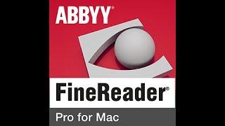 ABBYY FineReader Pro Mac 10 min video Tutorial
