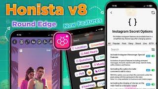 Honista v8  New 30+ Features & Settings | Honista Remention Story Sound Problem | Honista Instagram