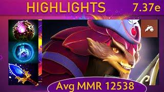 ⭐ 7.37e Pangolier |K+A-D - 35 KP - 74%| Mid Highlights - Dota 2 Top MMR